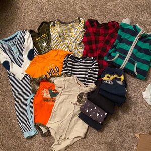 3-6 month lot of baby clothes.